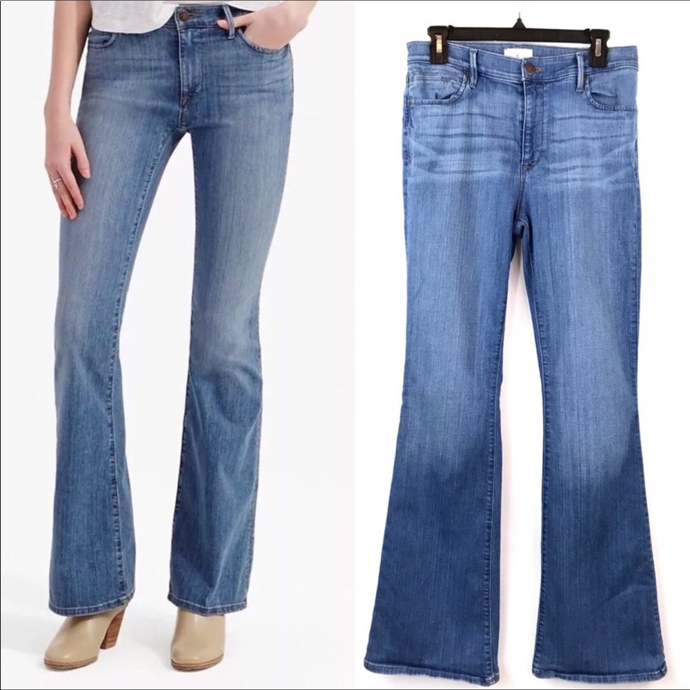 Lou & Grey Flare Leg Mid-Rise Jeans Size 27